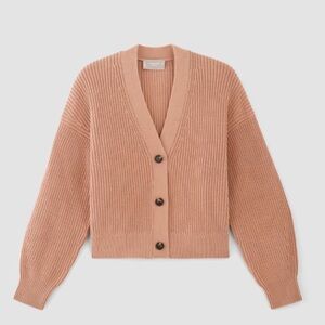 Everlane Textured Cotton Cardigan